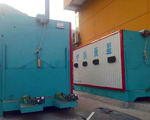 山西2臺(tái)型煤鍋爐現(xiàn)場